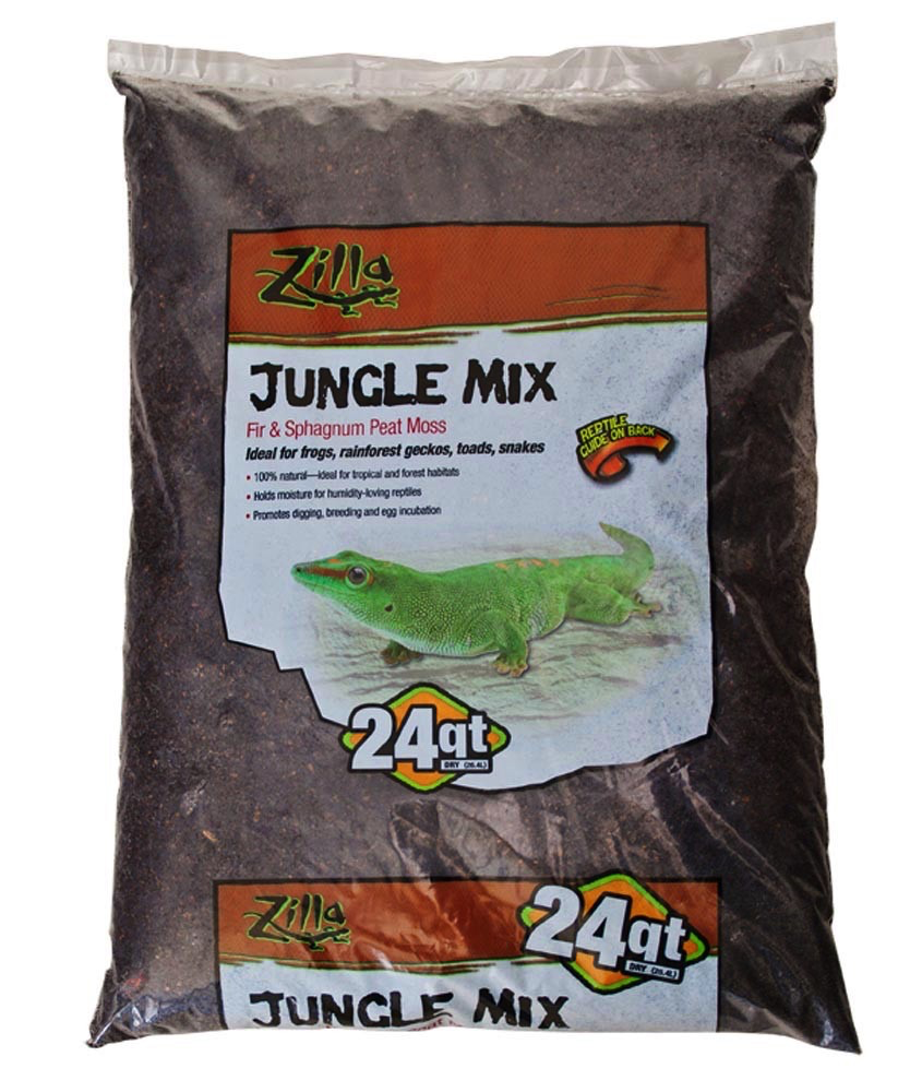 Zilla jungle mix bedding 24qt