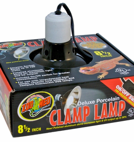 Zoo Med Labs Inc Zoo Med Labs clamp lamp porcelain black 8.5in