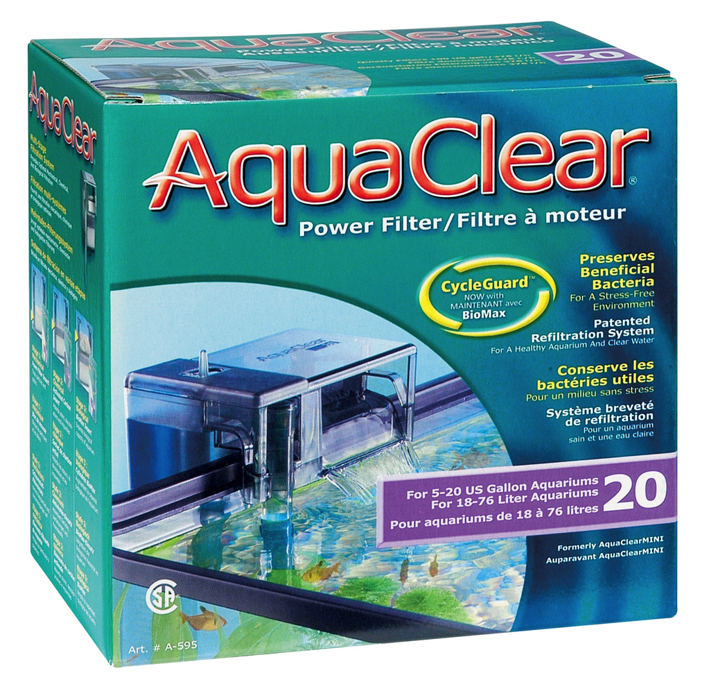 Aquaclear 20 power filter
