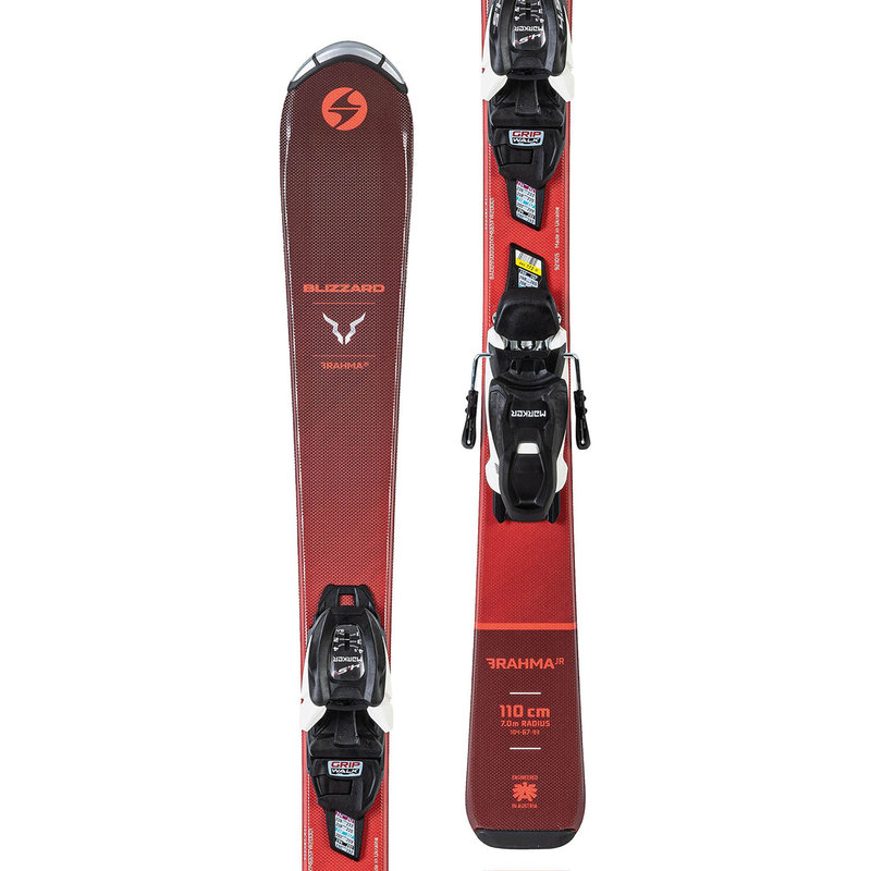 Blizzard Brahma JR Skis + FDT JR 7.0 Bindings