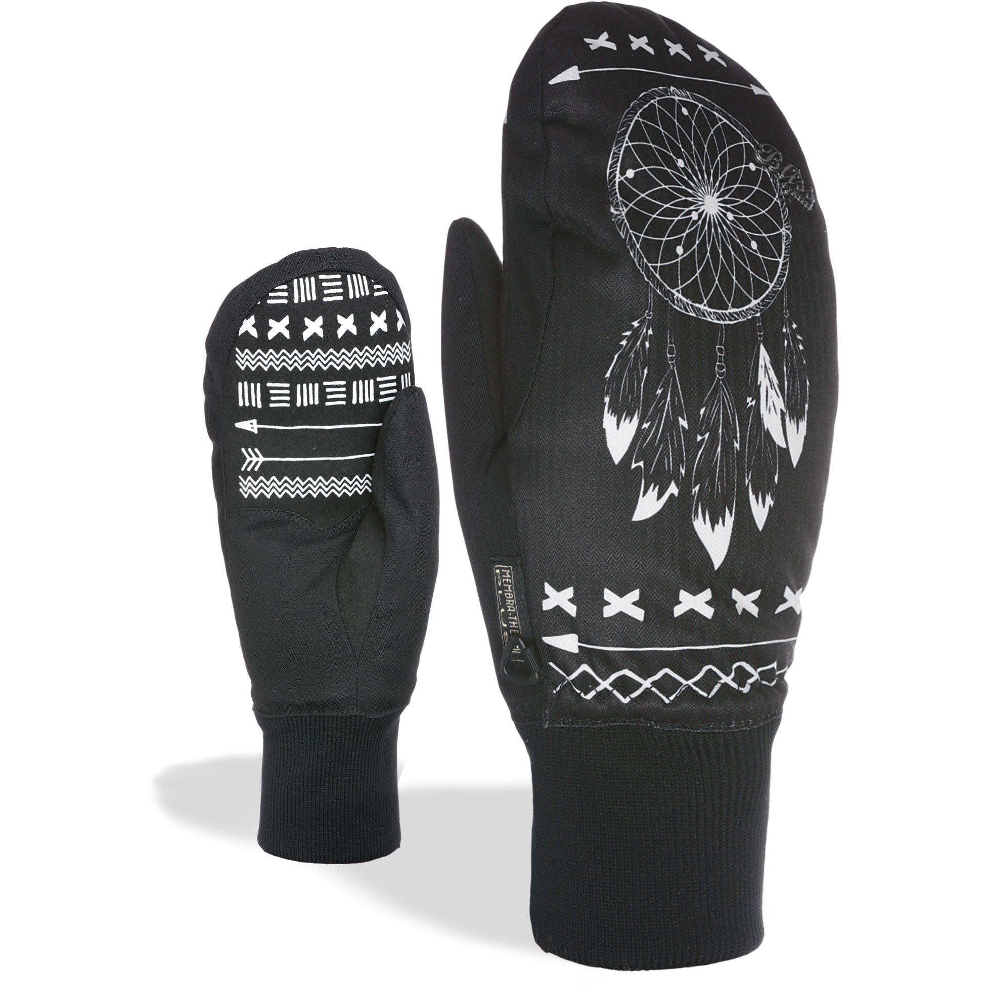 Bliss Coral Mittens Women Ski Town