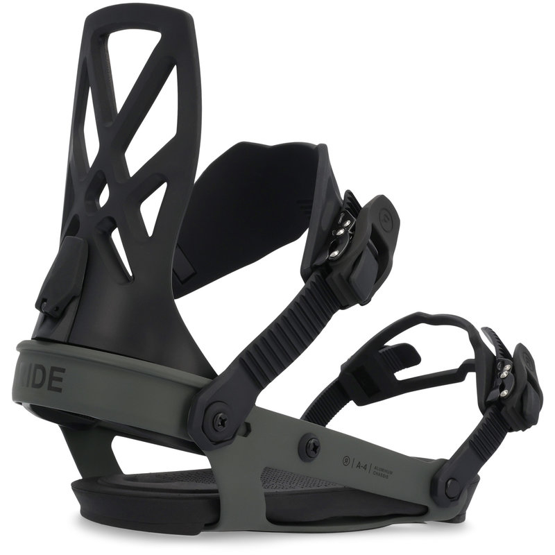 Ride Snowboard Bindings - A Series - Toe Ladder Strap Kit - Black T-Nut /  Washer