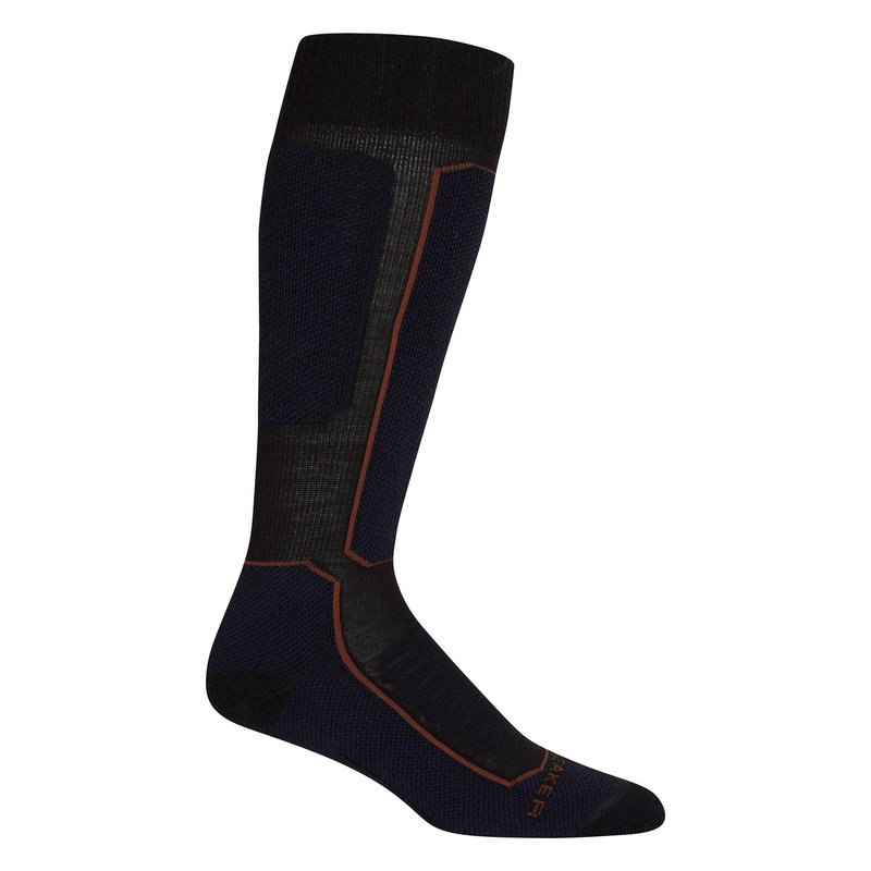 Icebreaker Women's Ski+ Over The Calf Socks, Merino Wool Blend, Light  Cushioned