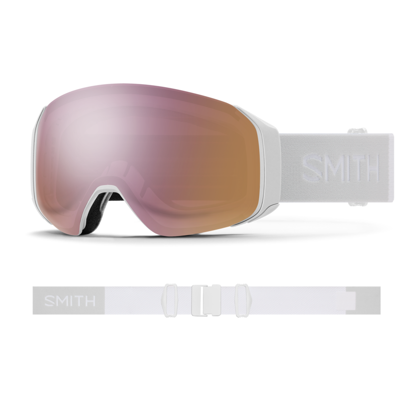 Smith 4D Mag S White Vapor Goggles - Ski Town