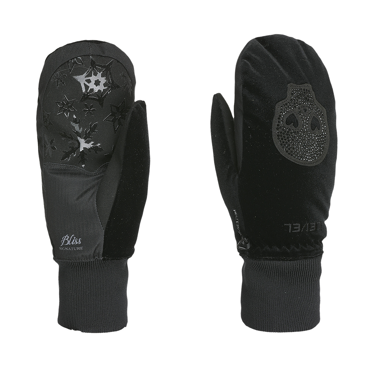 Level Coral Mittens Women Ski Town