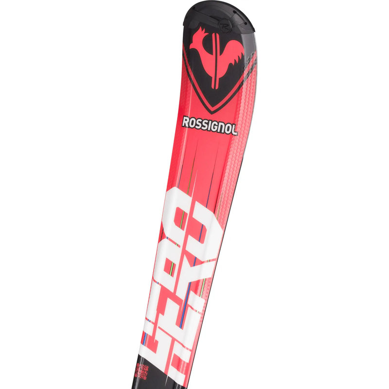 Kid's Beginner Snow Skis and Poles with Bindings, Low-Resistant