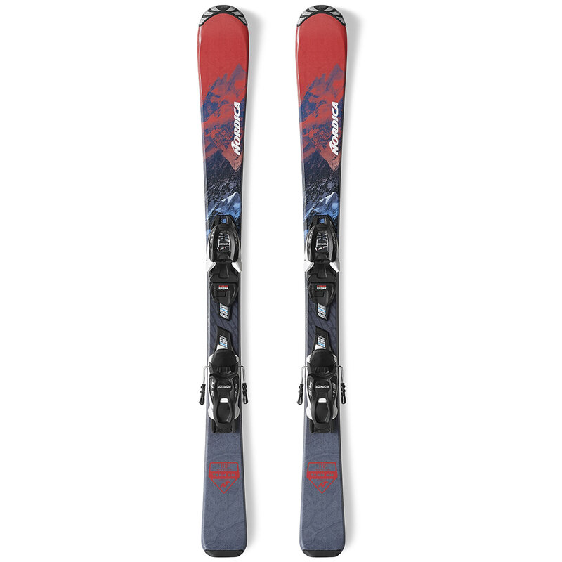 Nordica Skis Team AM FDT + JR 7.0 FDT Fixations (110-150)