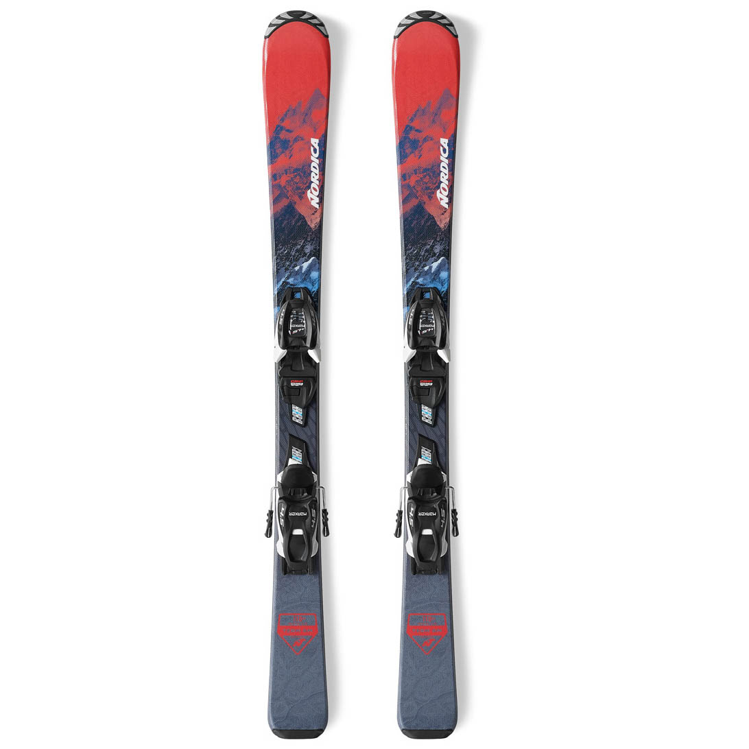 Nordica Skis Team AM FDT + JR 4.5 FDT Fixations (70-90)