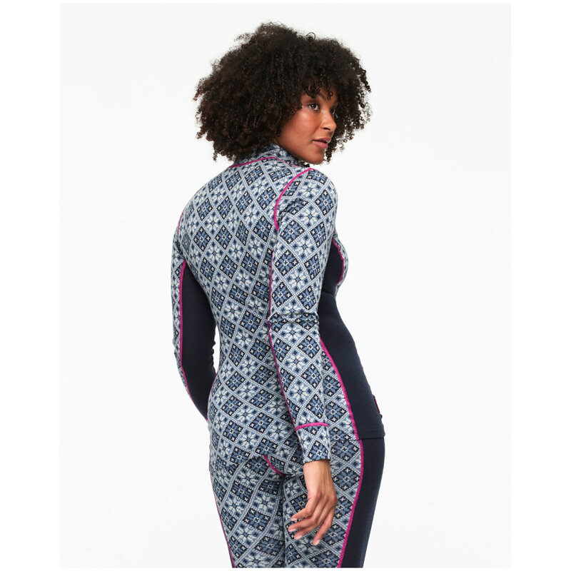 Kari Traa Rose Half-Zip Base Layer Top - 100% Merino Wool (22/23)