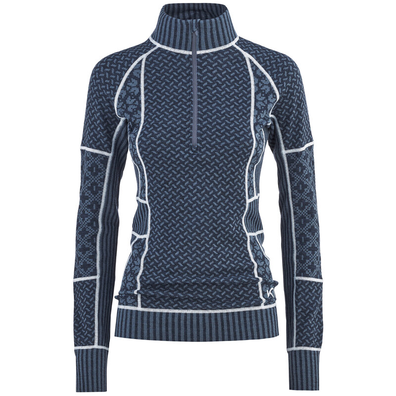 Kari Traa Else Half-Zip Baselayer - 100% Merino Wool - Ski Town