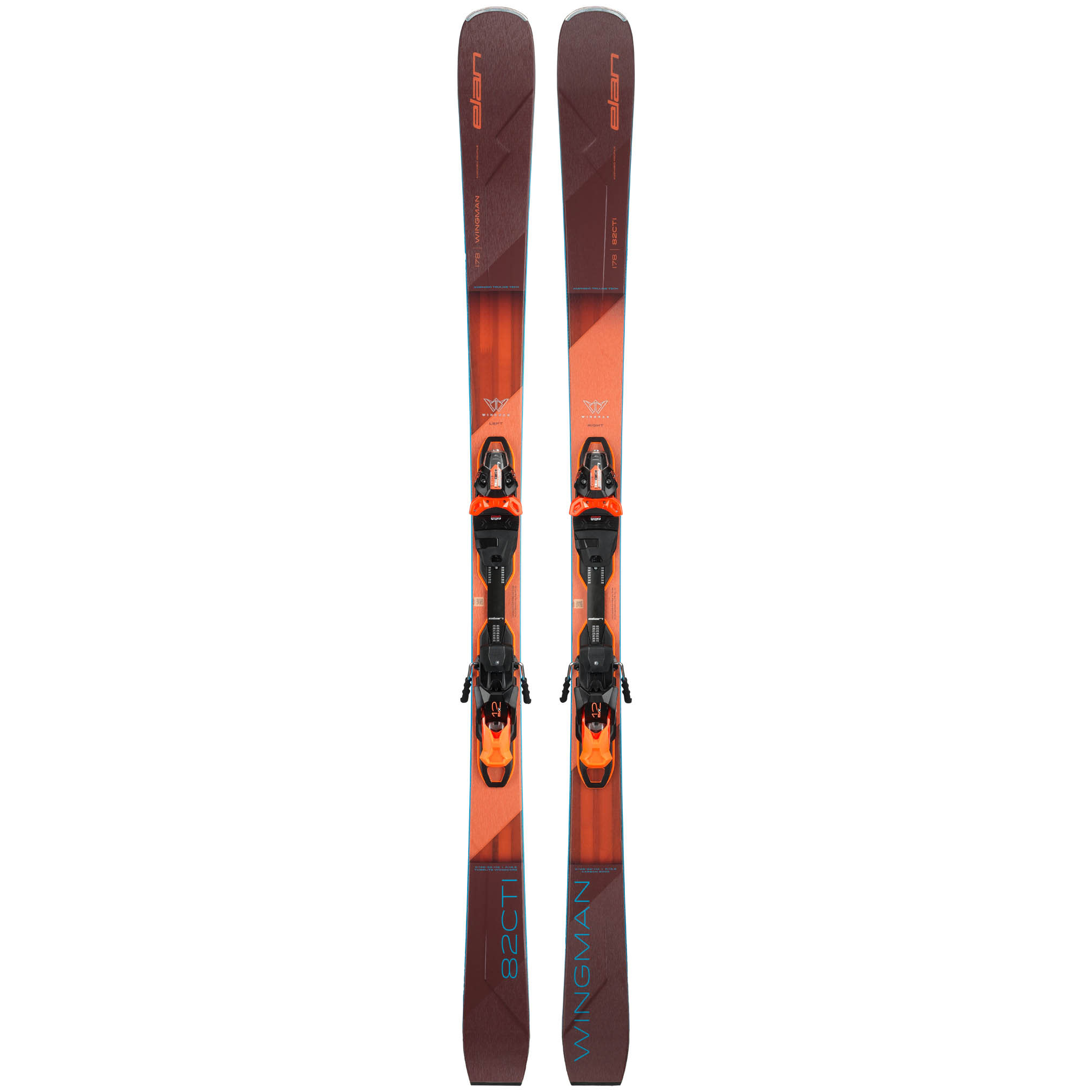Elan Wingman 82 C TI FX Skis + EMX 12.0 Bindings - Ski Town
