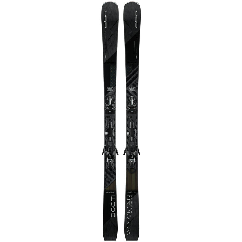 Elan Skis Wingman 86 FX Black Edition + Fixations EMX 12.0