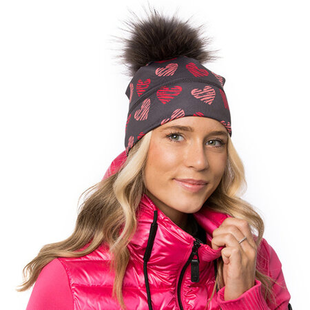 A&A Chamonix Heart Pompom Tuque - Women (23/24)