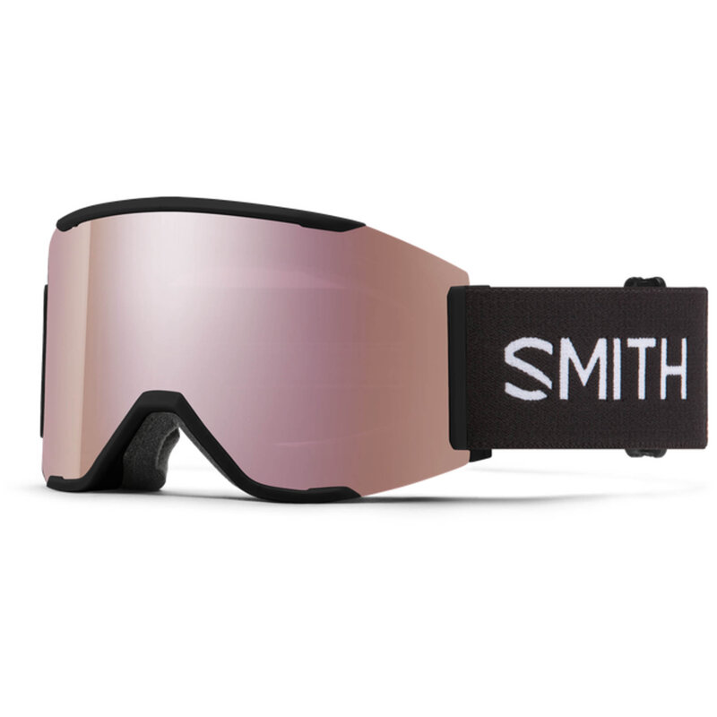 Smith Squad Mag Low Bridge Fit Black / Chromapop Sun Black Gold Mirror