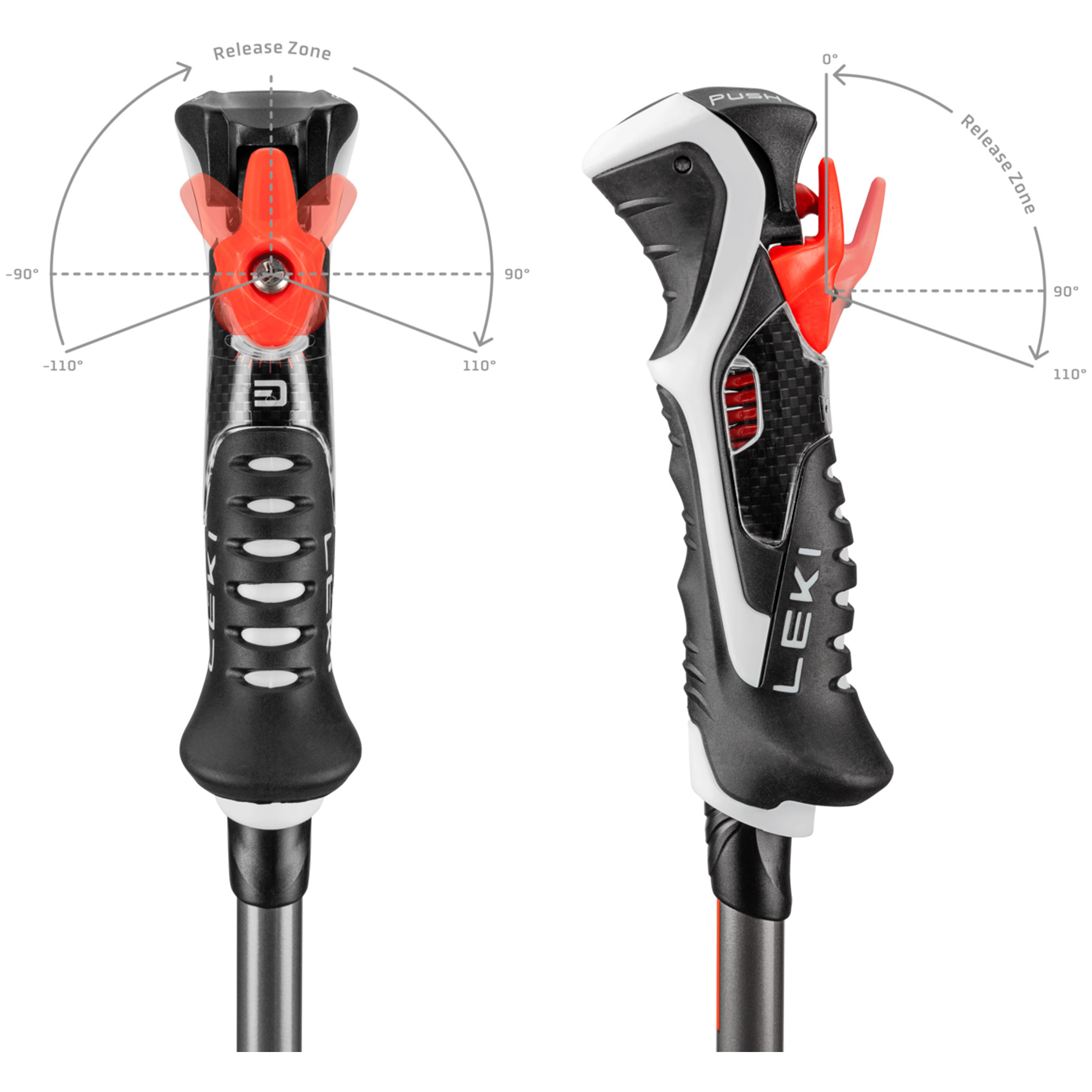 Leki Bâtons De Ski Carbon 14 3D (25/26)