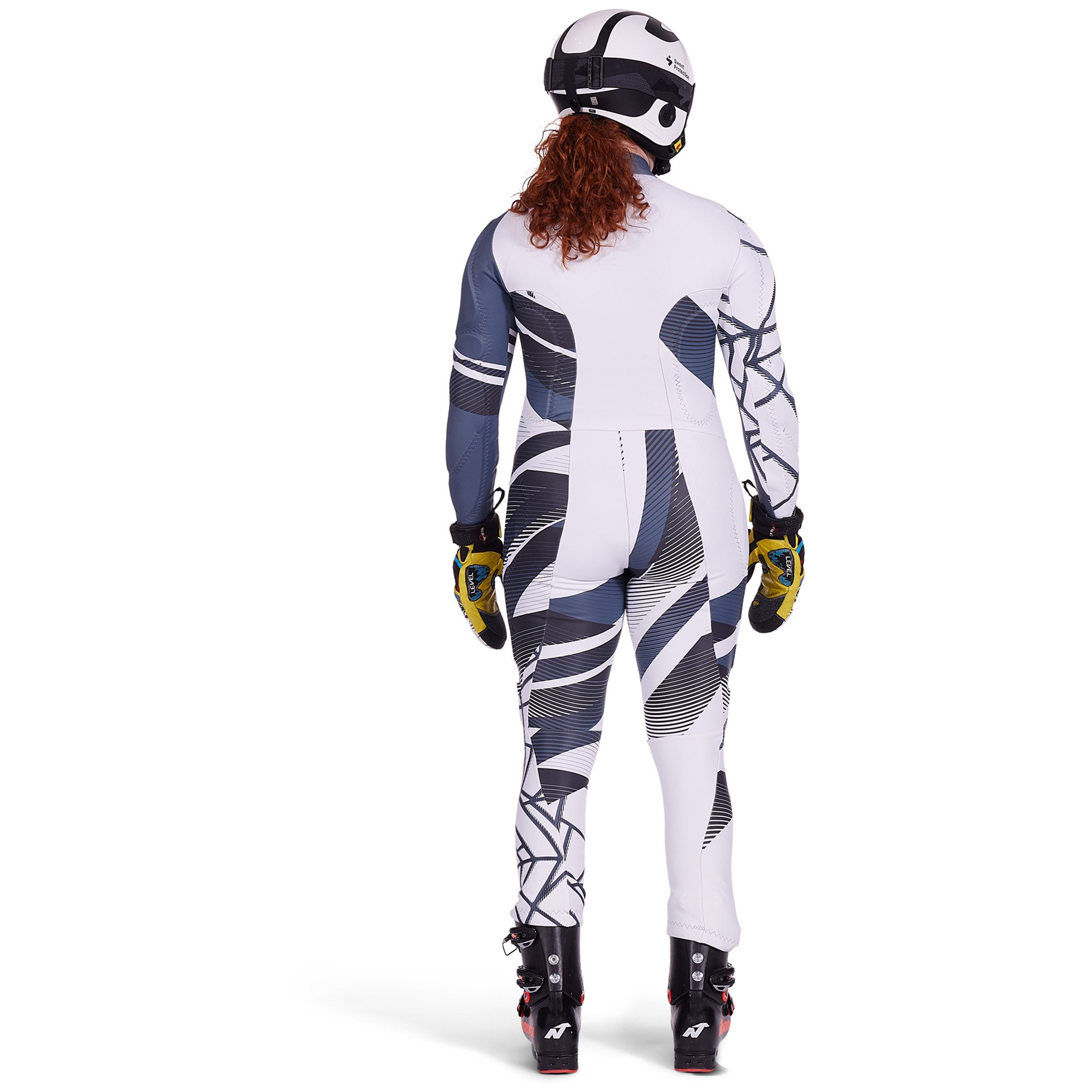 Spyder Women's Nine Ninety GS Race Suit - White Combo - TeamSkiWear