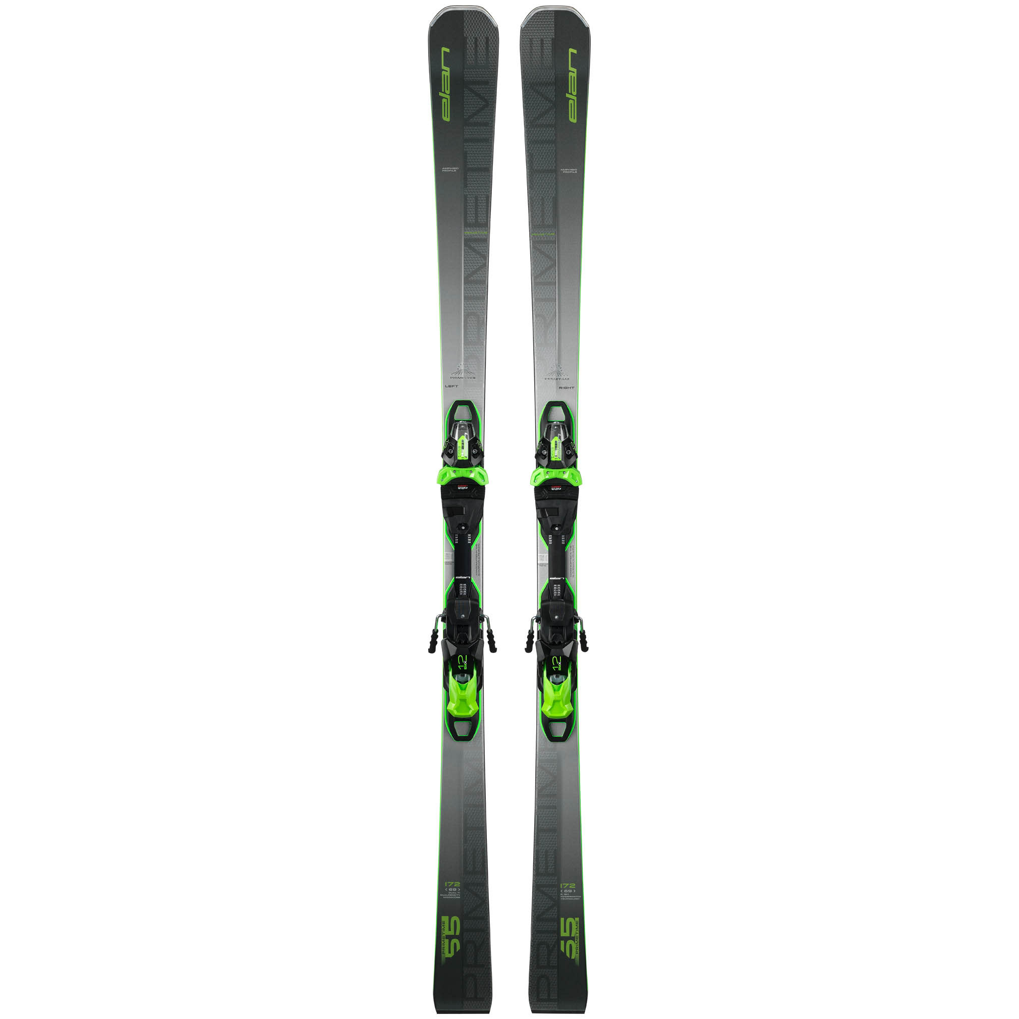 23-24 ELAN エラン スキー板 PRIMETIME 55 Primetime 55 FX Skis + EMX 12.0 Bindings - Ski Town