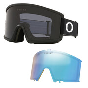 Oakley Target Line L Matte Black Goggles With Two Lens (25/26
