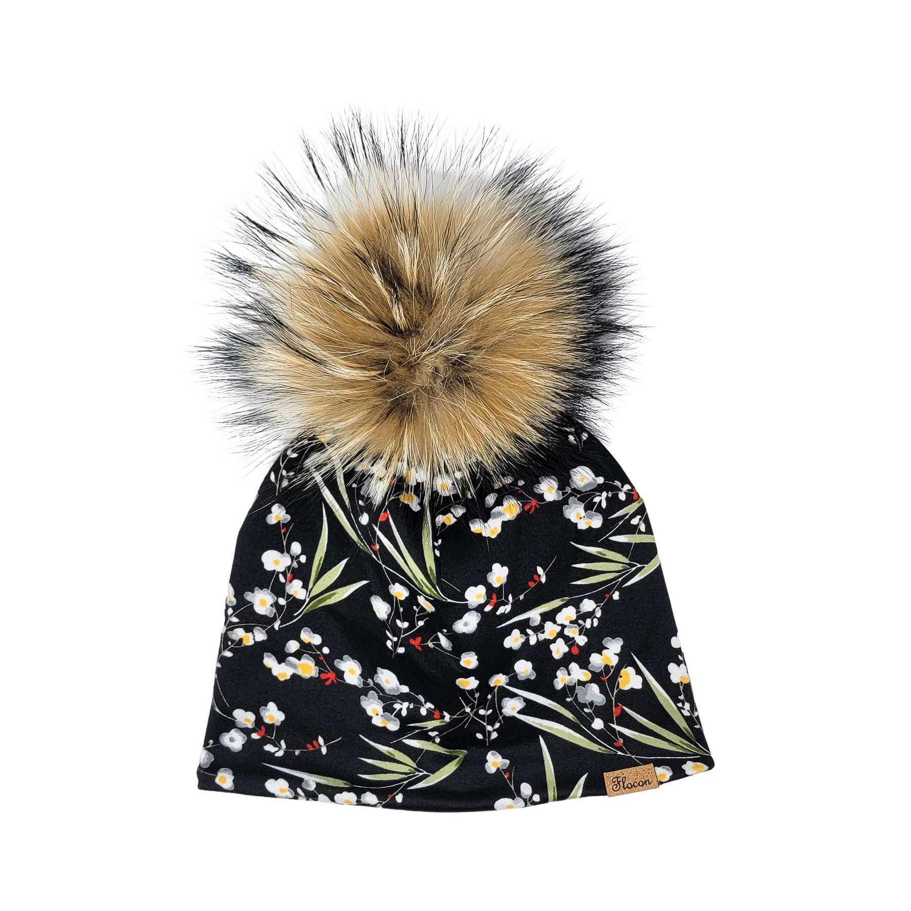 Flocon Beanie With Amovible Pompom
