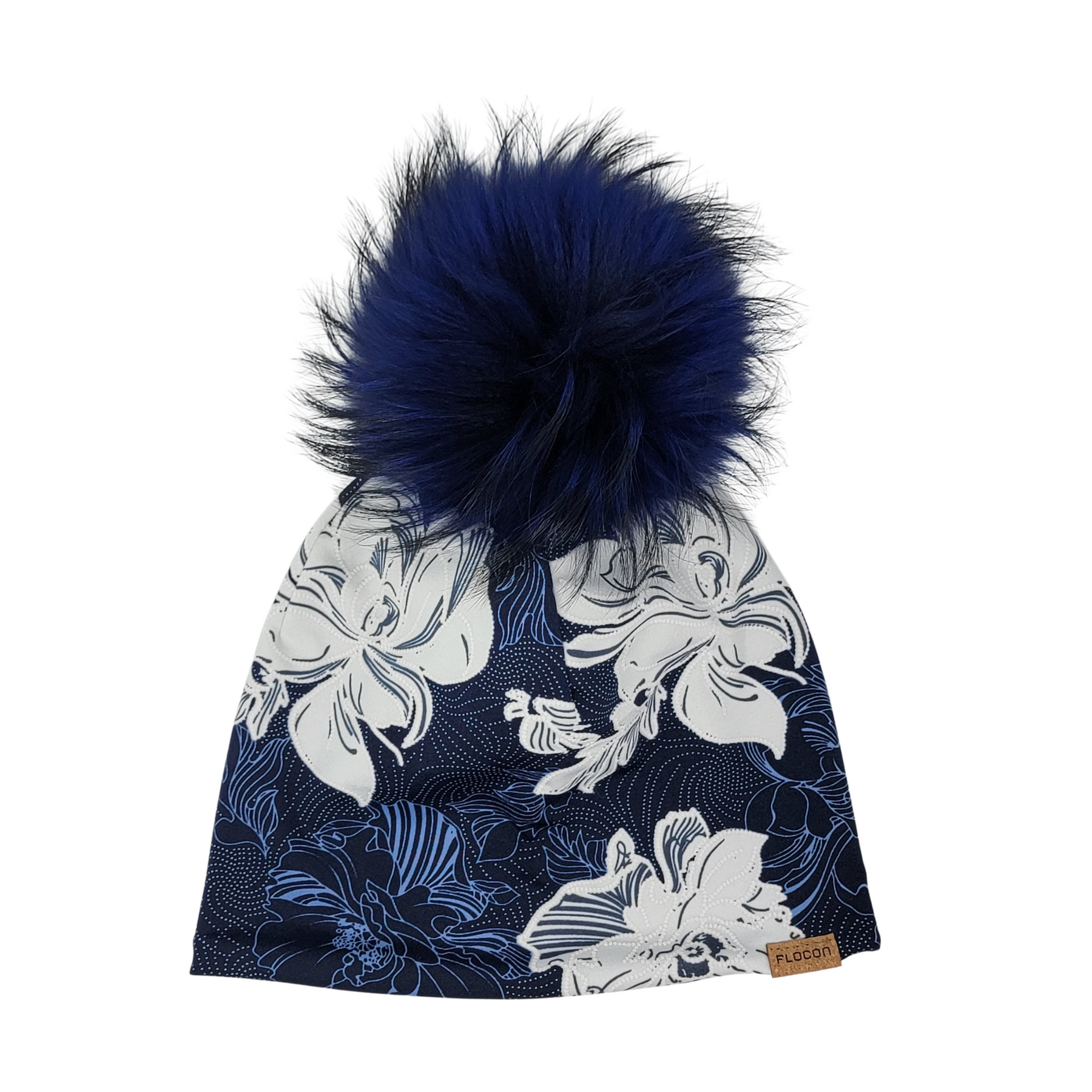 Flocon Beanie With Amovible Pompom