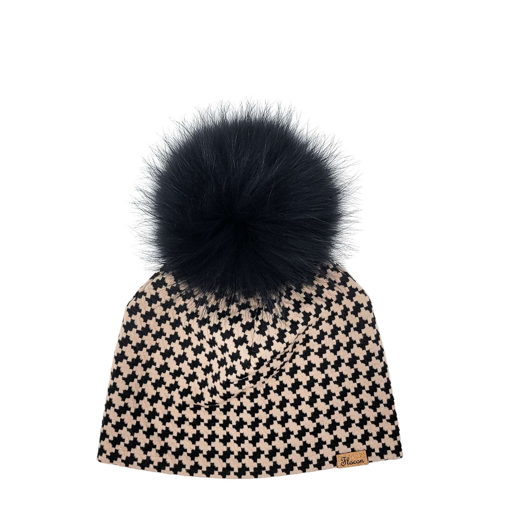 Flocon Beanie With Amovible Pompom