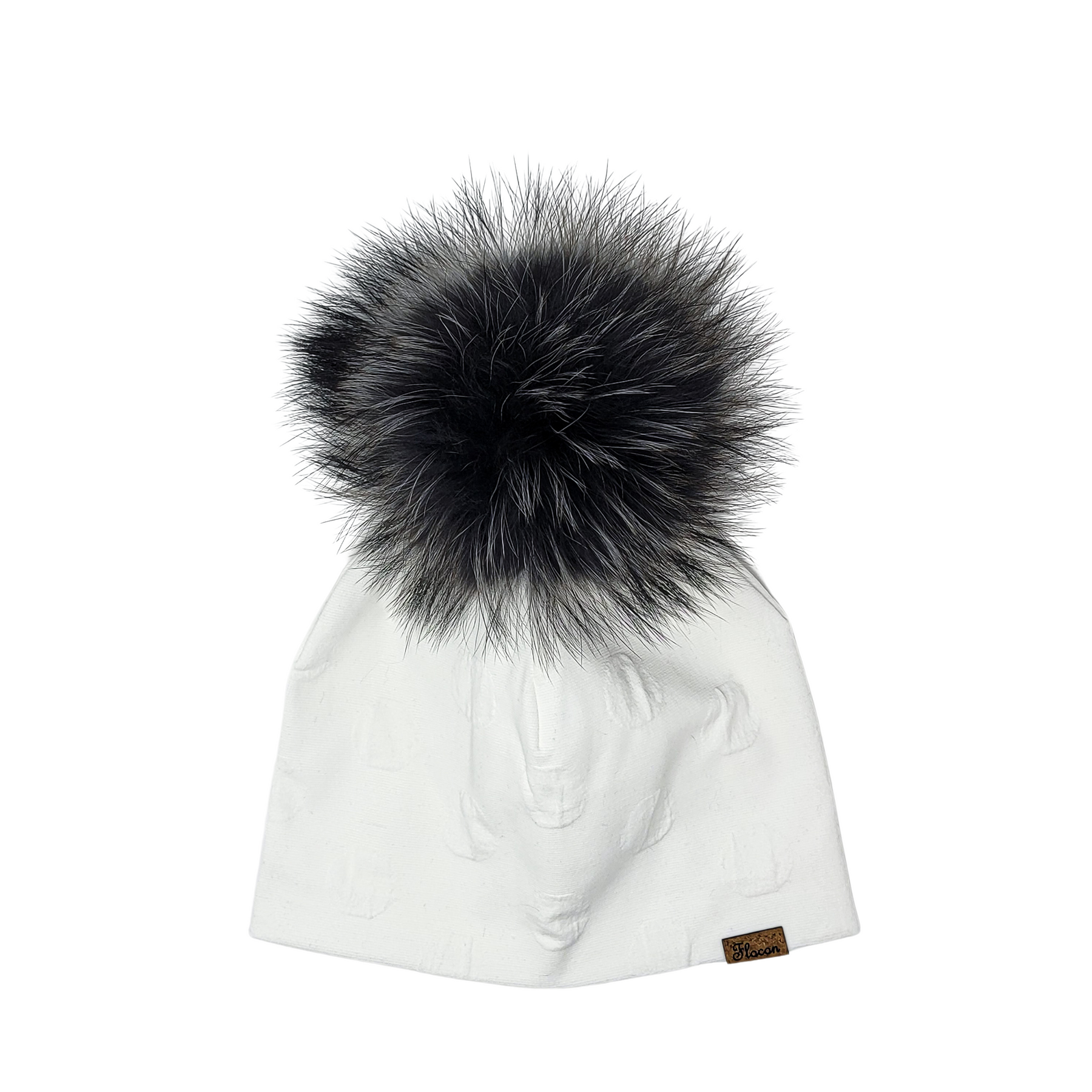 Flocon Beanie With Amovible Pompom