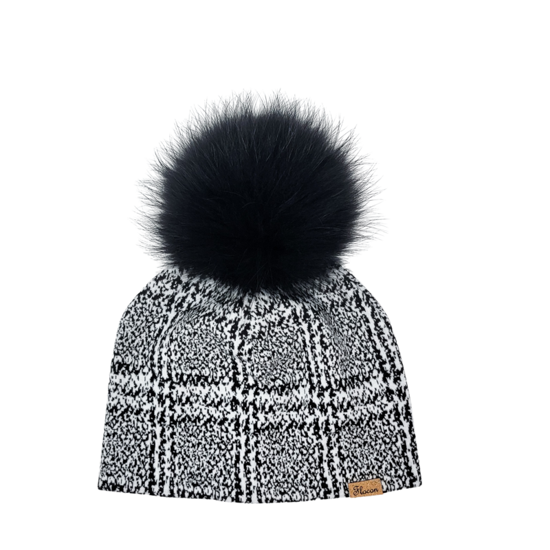 Flocon Beanie With Amovible Pompom