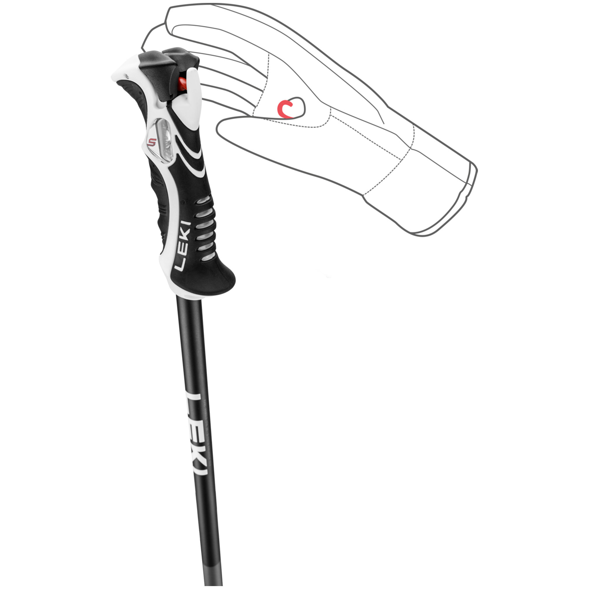 Leki Bold Lite S Ski Poles (25/26)