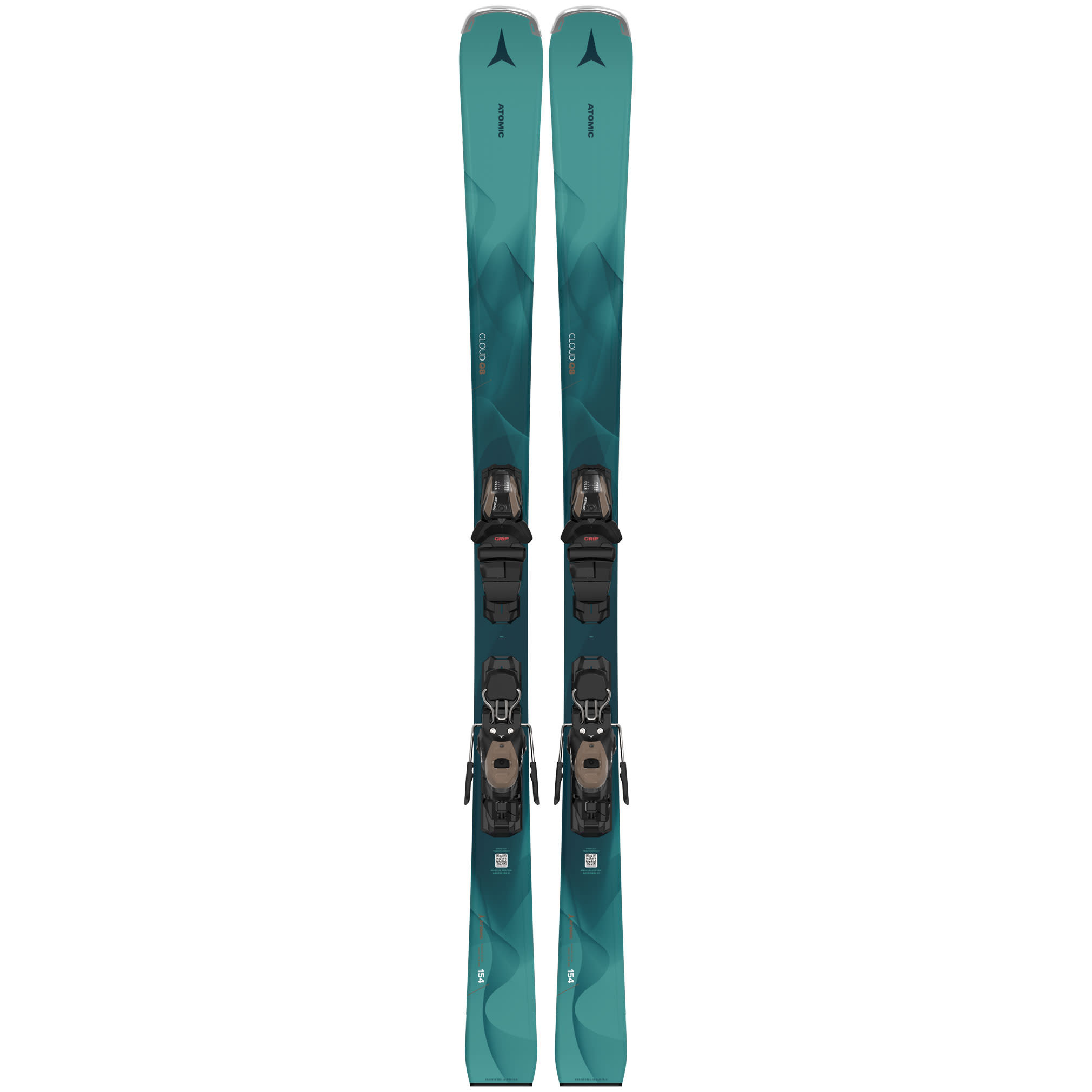 Atomic Cloud Q8 Skis + M 10 GW Bindings (25/26)