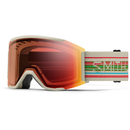 Smith Squad Mag Low Bridge Chalk Straightline Fit Goggles