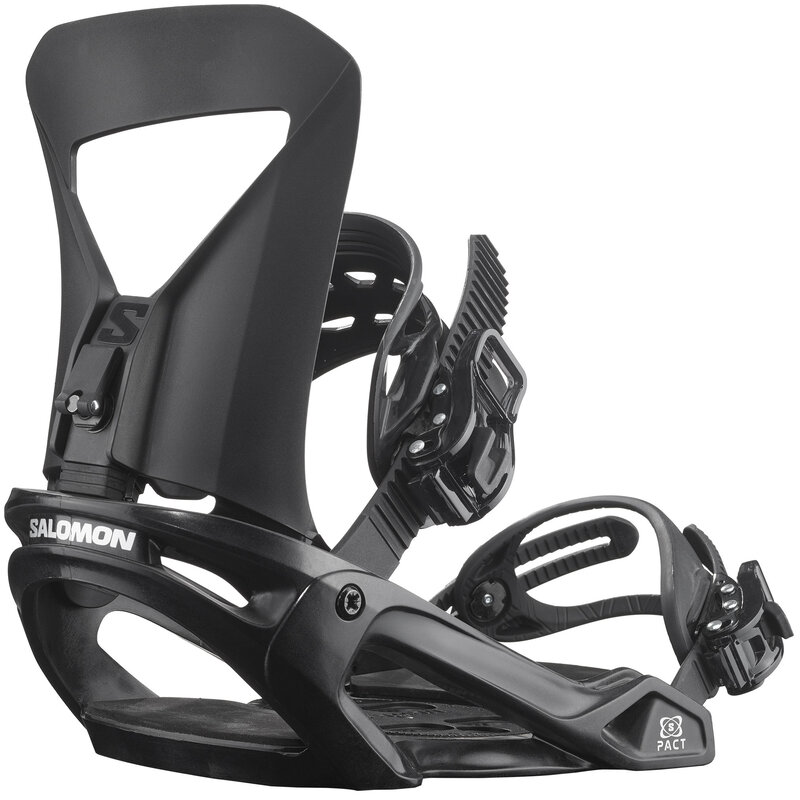 SALOMON PACT ブラック/ホワイト M Salomon Pact Snowboard Bindings (25/26) - Ski Town
