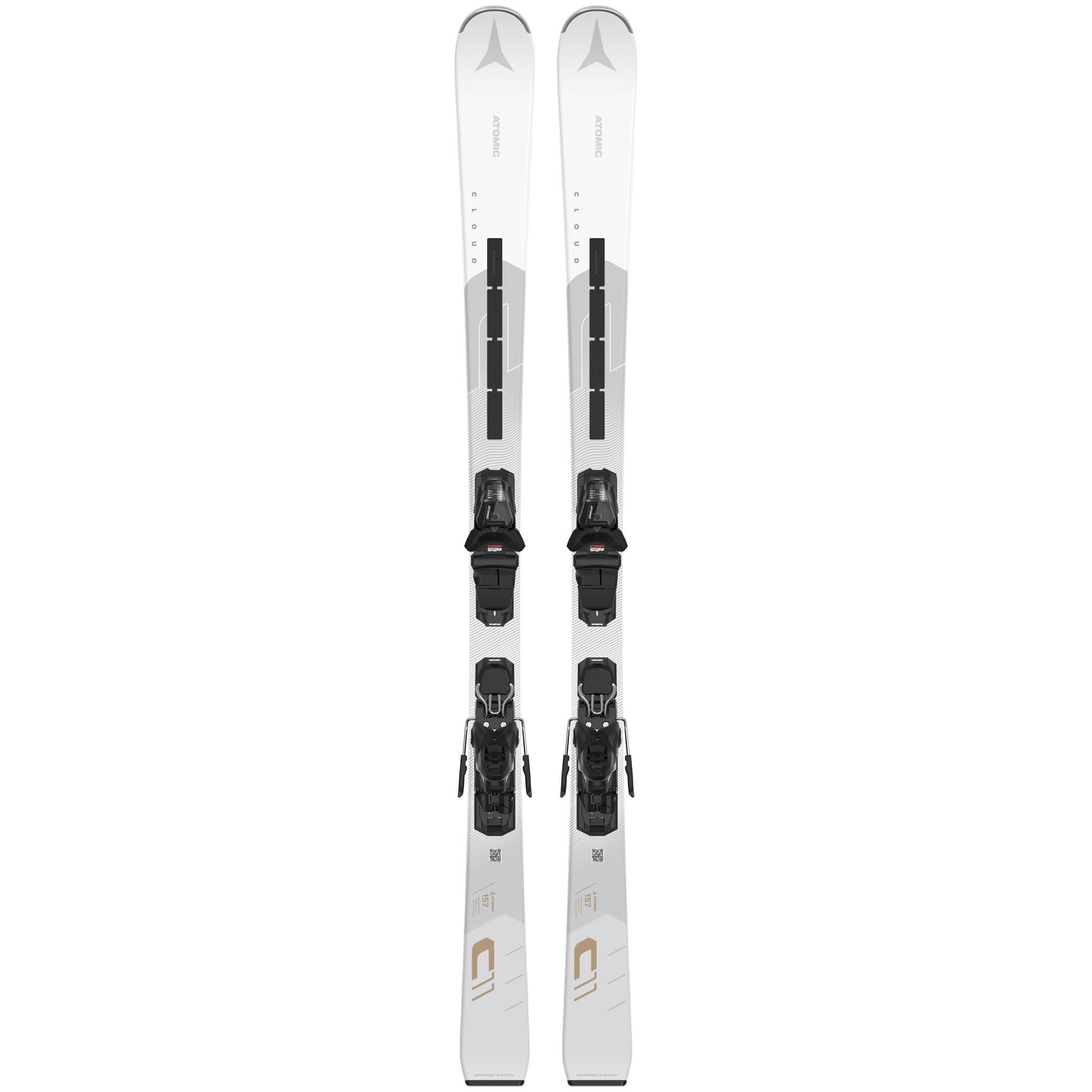 Atomic Cloud C11 Revoshock Light Skis + M 10 GW Bindings (24