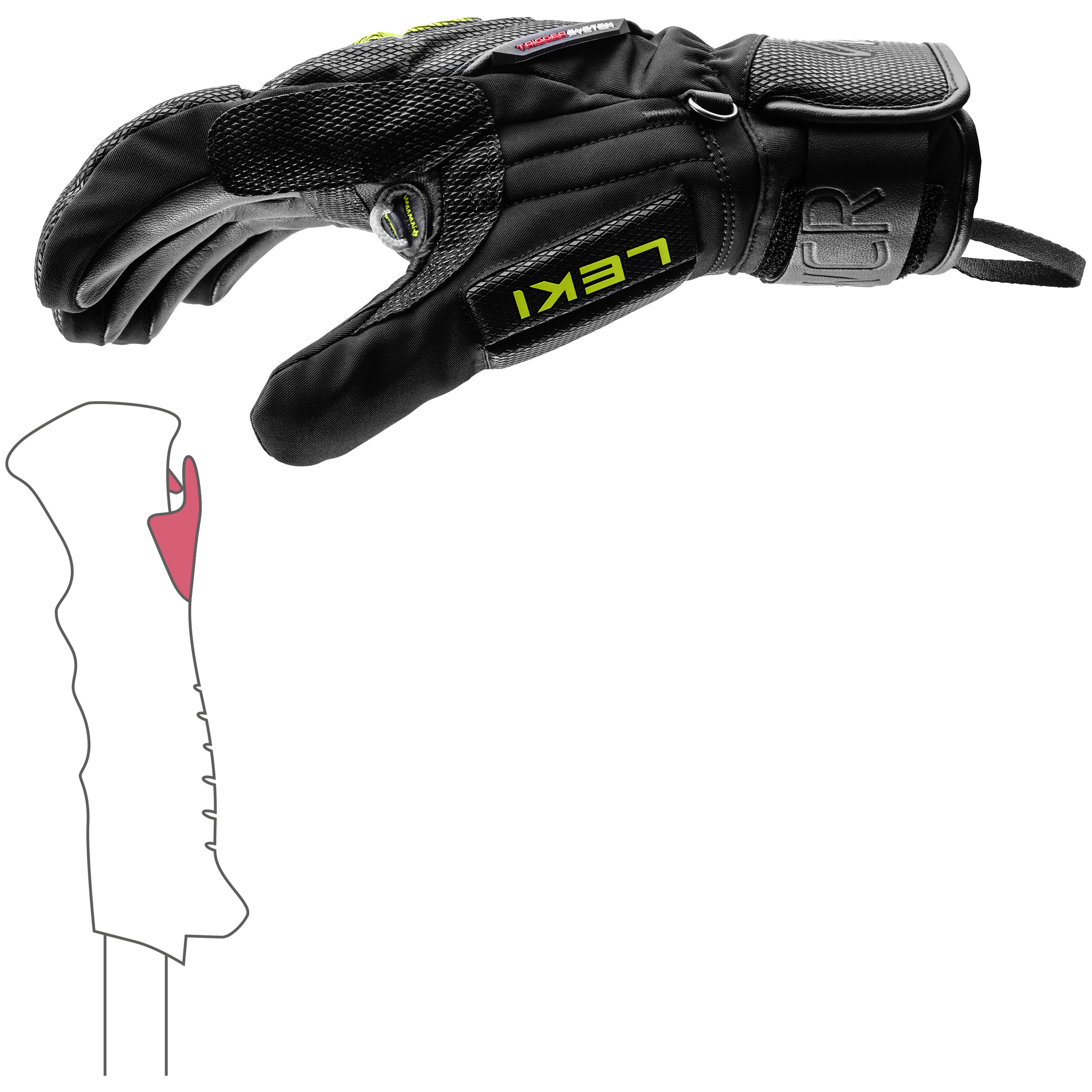 Leki WCR C-Tech 3D Gloves (25/26)