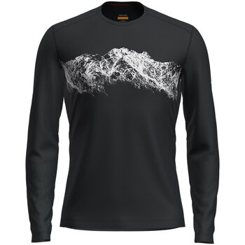 Icebreaker Chandail Col Rond Manches Longues  Merino 200 Oasis Remarkables M (24/25)