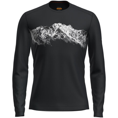 Icebreaker Chandail Col Rond Manches Longues  Merino 200 Oasis Remarkables M (24/25)