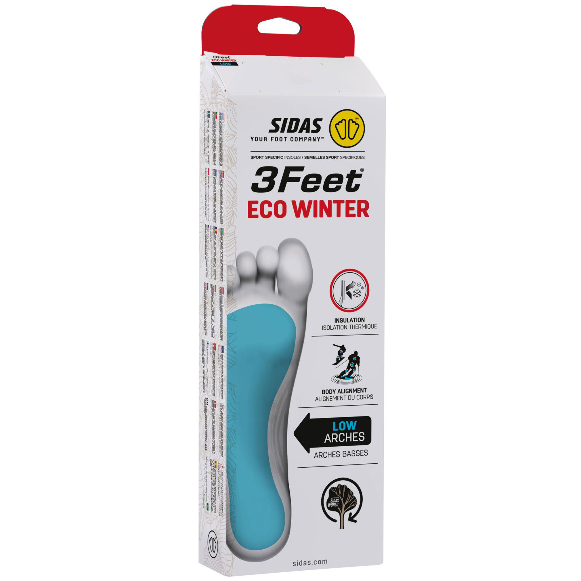Sidas 3Feet Eco Winter Low Insoles (25/26)