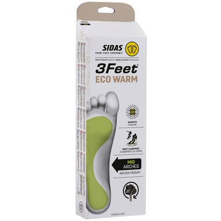 Sidas 3Feet Eco Warm Mid Insoles (25/26)
