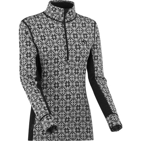 Kari Traa Haut Rose Demi Zip - 100% Merino Wool (25/26)