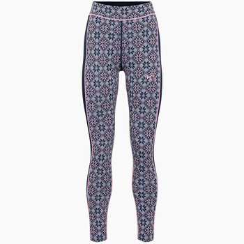 Kari Traa Legging Taille Haute Rose 100% Laine Mérinos (25/26)