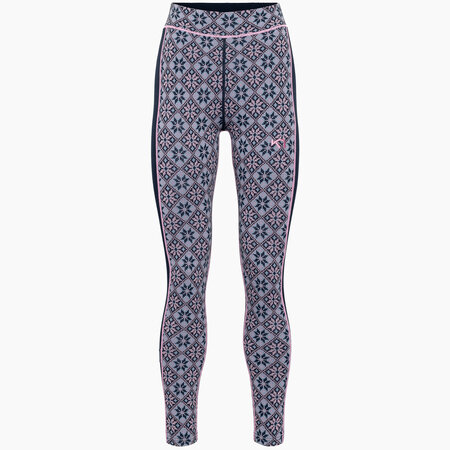 Kari Traa Legging Taille Haute Rose - 100% Laine Mérinos (25/26)
