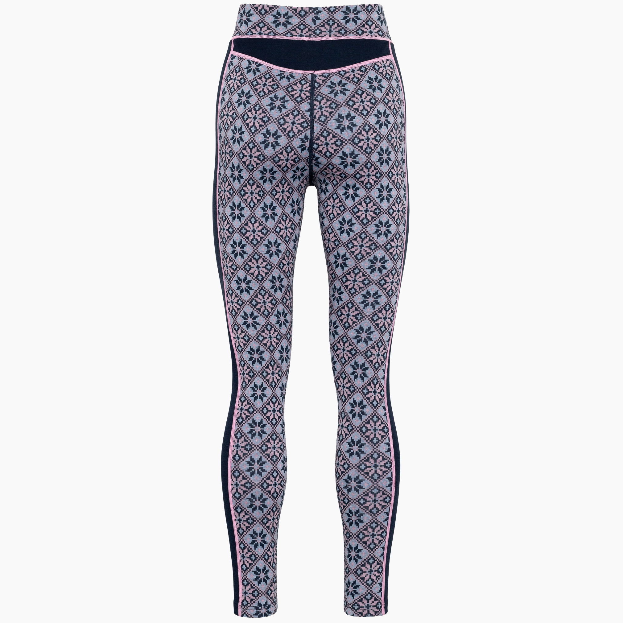 Kari Traa Legging Taille Haute Rose - 100% Laine Mérinos (25/26)