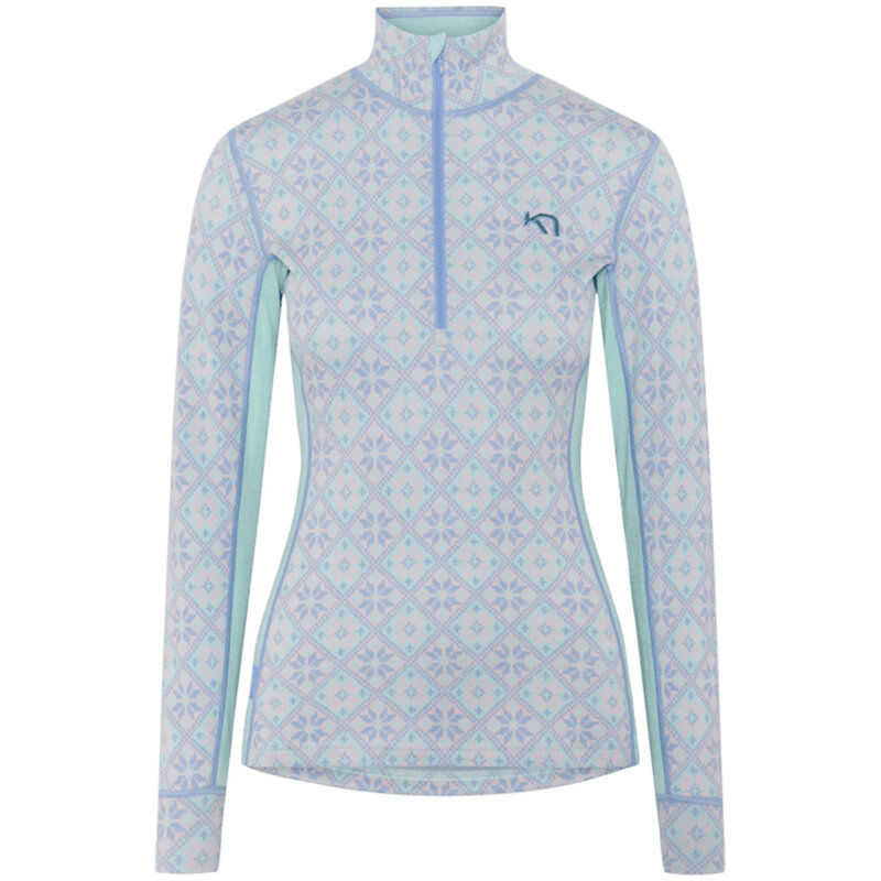 Kari Traa Rose Half-Zip Base Layer Top - 100% Merino Wool (25/26