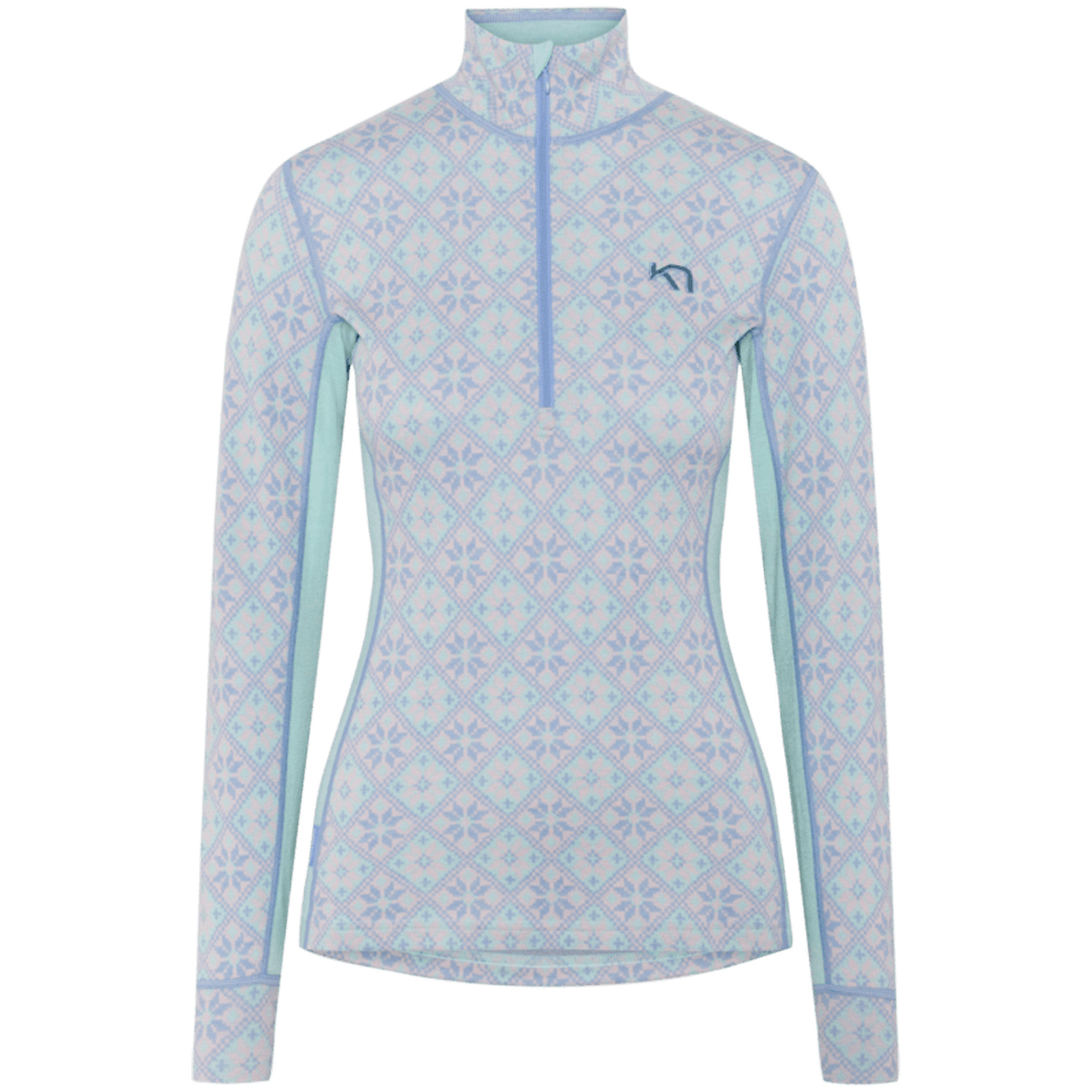 Kari Traa Rose Half-Zip Base Layer Top - 100% Merino Wool (25/26)