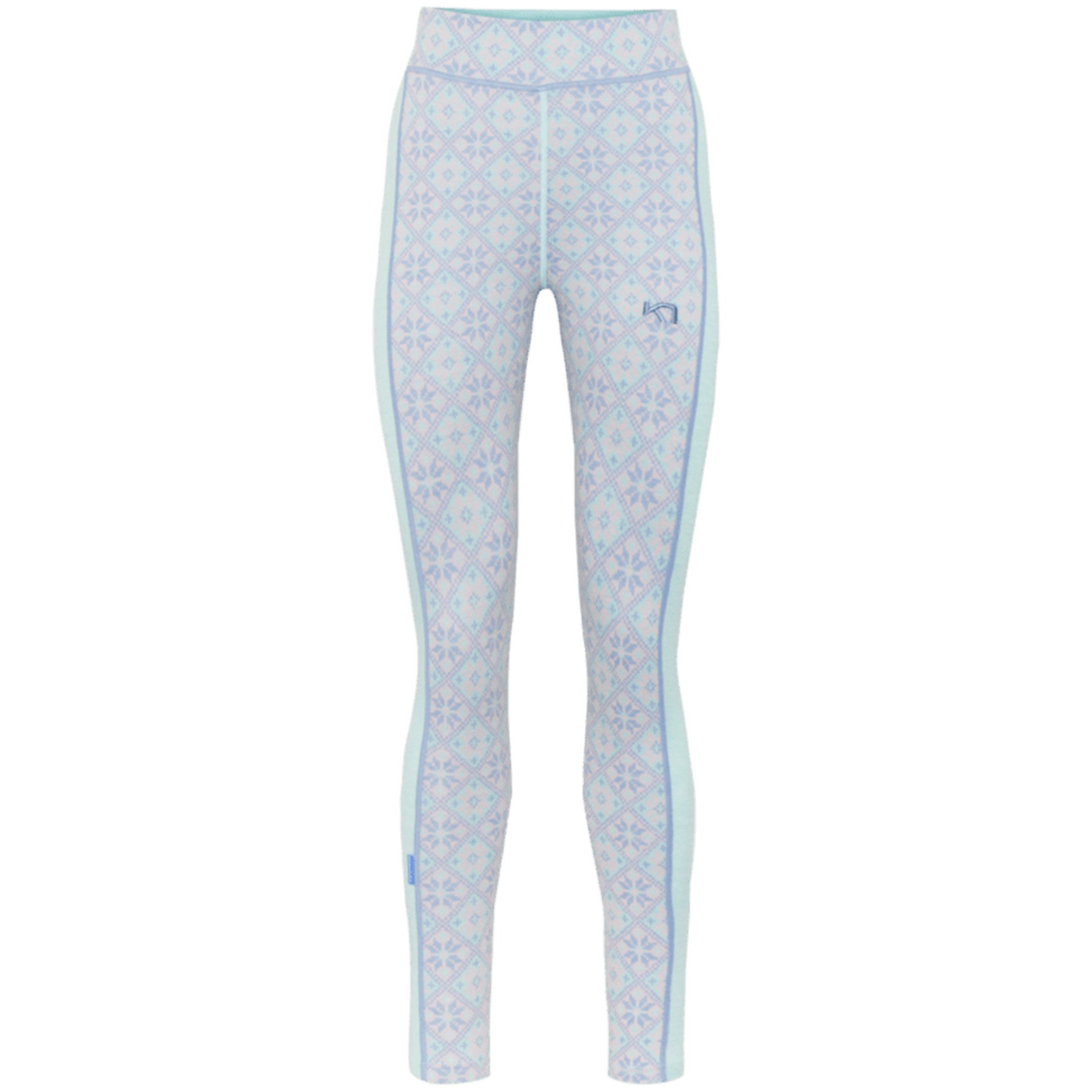 Kari Traa Legging Taille Haute Rose - 100% Laine Mérinos (25/26)