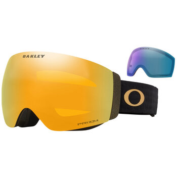 Oakley Flight Deck Pro M Metallic Black Gold Goggles (25/26)