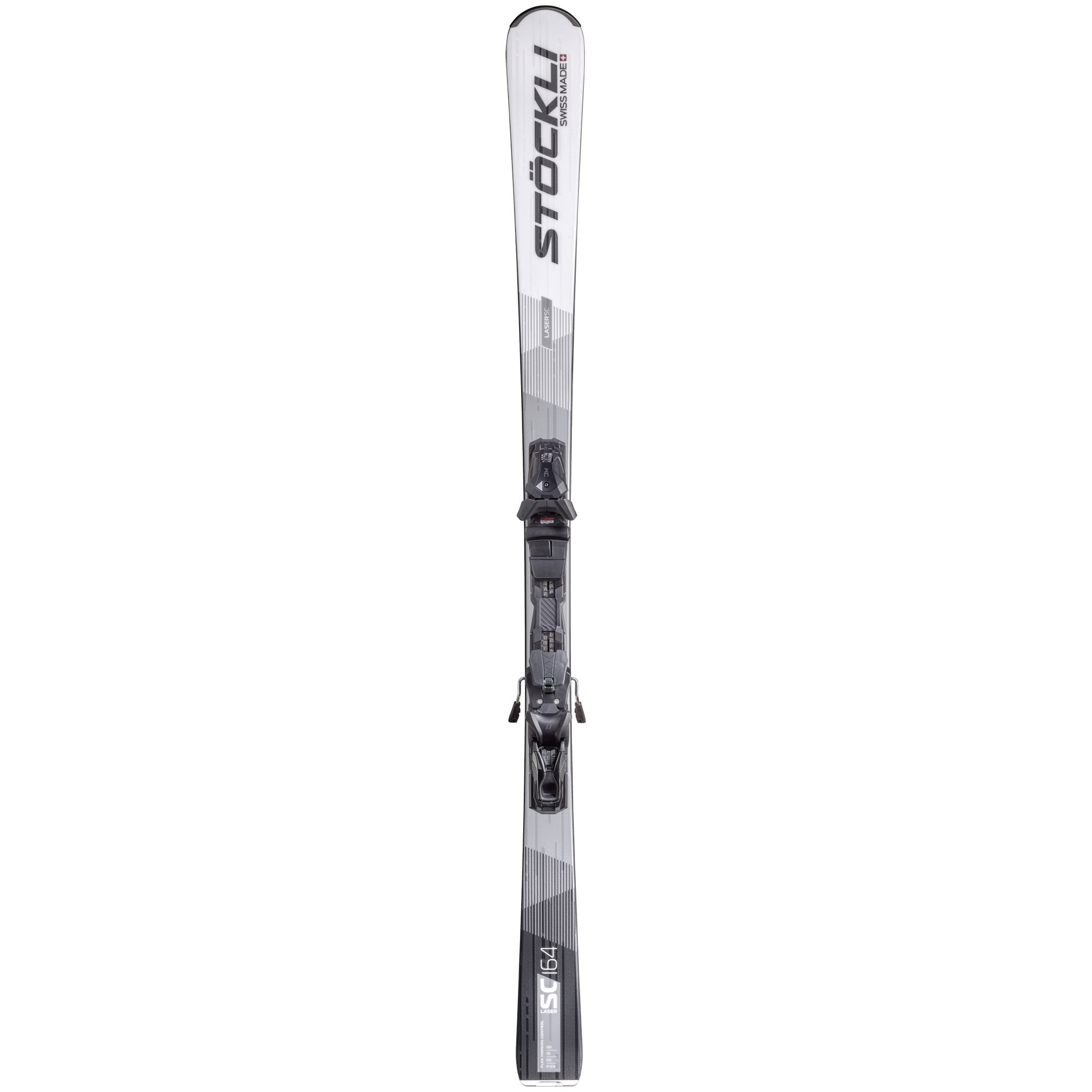 Stockli LASER SC predrilled Skis with MC11 Plate and Bindings (26/27)