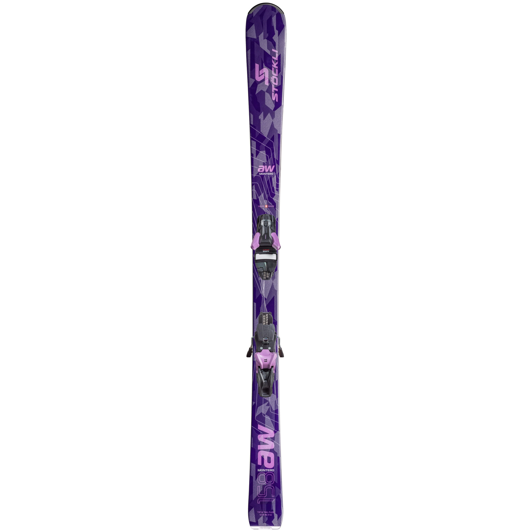 Stockli MONTERO AW predrilled Skis with Strive 11 Binding (26/27)
