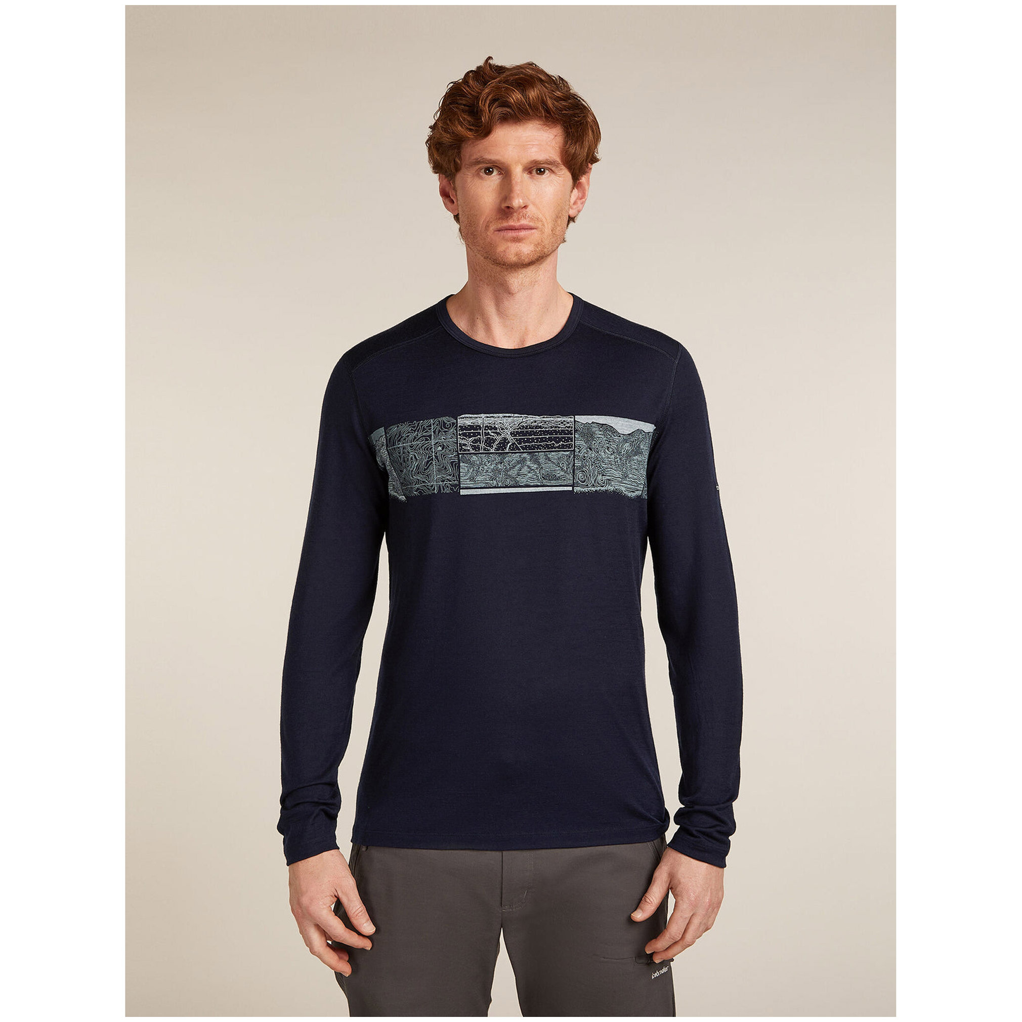 Icebreaker 200 Oasis LS Crewe GRX1 M (25/26)