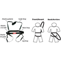 KUU KIDS SKI WAIST HARNESS - adjustable