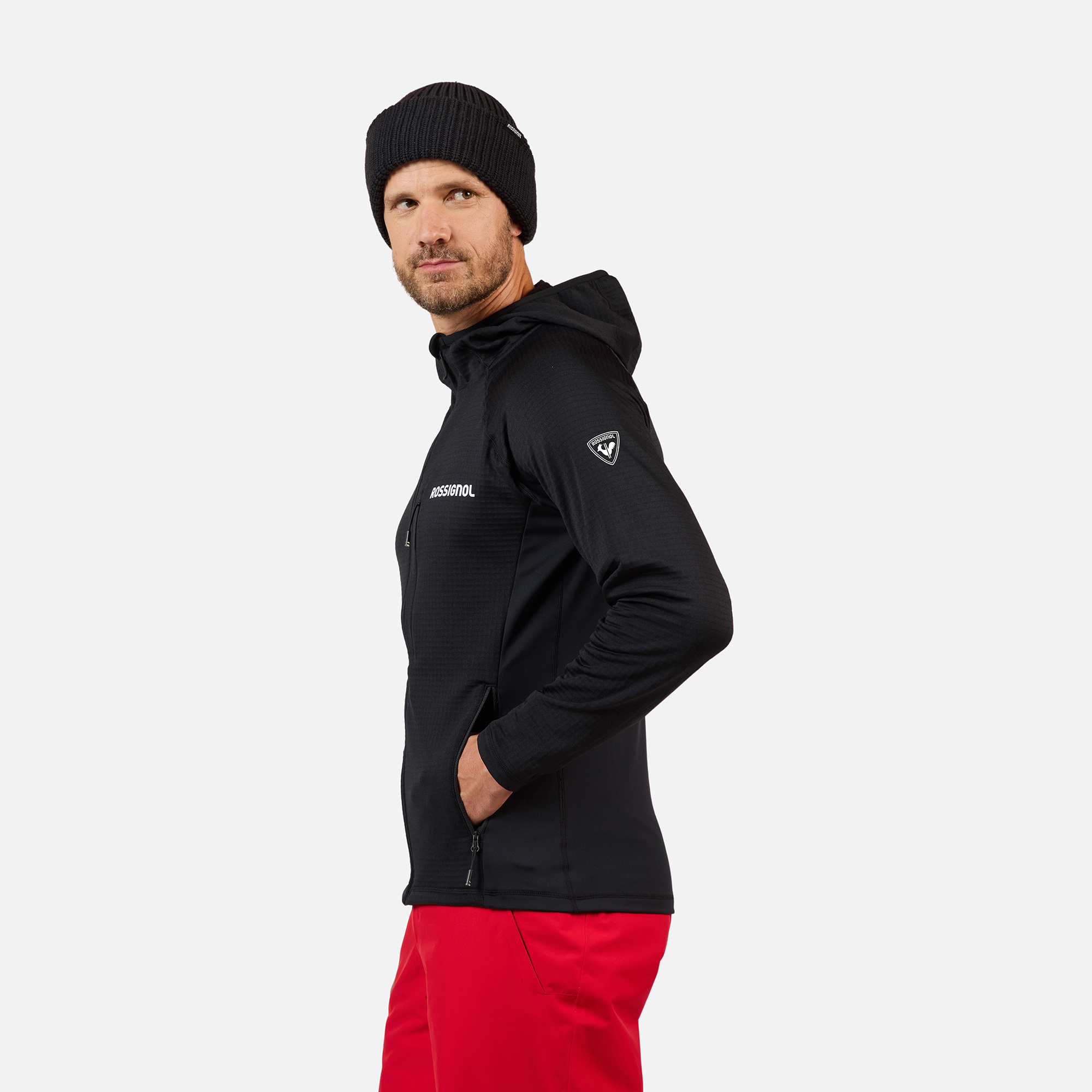 Rossignol Polaire à capuche zippée M Blackside (25/26)